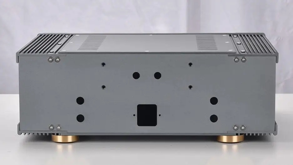 Nuovo design E-360 CNC Amplificatore completamente in alluminio Telaio post amp Box Custodia hifi per custodia fai da te