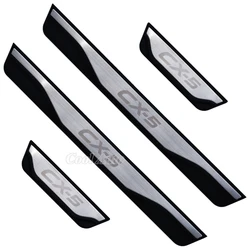 For Mazda 3 6 CX-5 Accessory 2018 2017 2016 2015 2014 Stainless Car Door Sill Kick Scuff Plate Protectors Trim Cover Pedal Guard