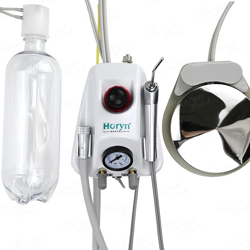 2/4 Holes Dental Portable Turbine Unit Air Water Syringe Connection With Air Compressor Laboratory Equipment for Dentist