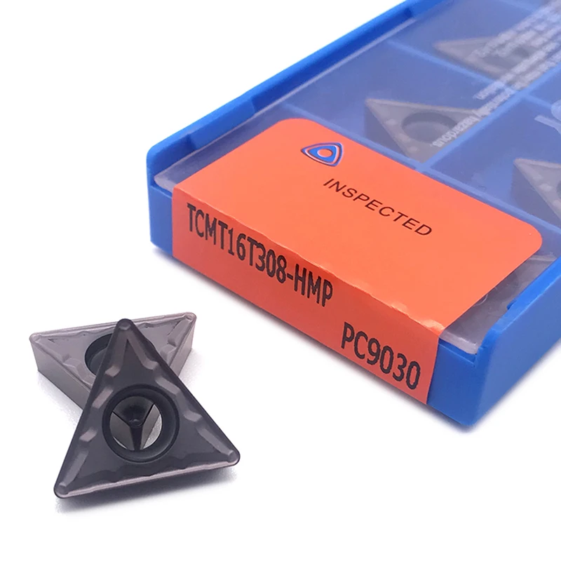 Inserções de carboneto para aço inoxidável, Ferramenta de torneamento interno, 100% Original Insert, TCMT16T304 TCMT16T308 HMP PC9030, Alta qualidade
