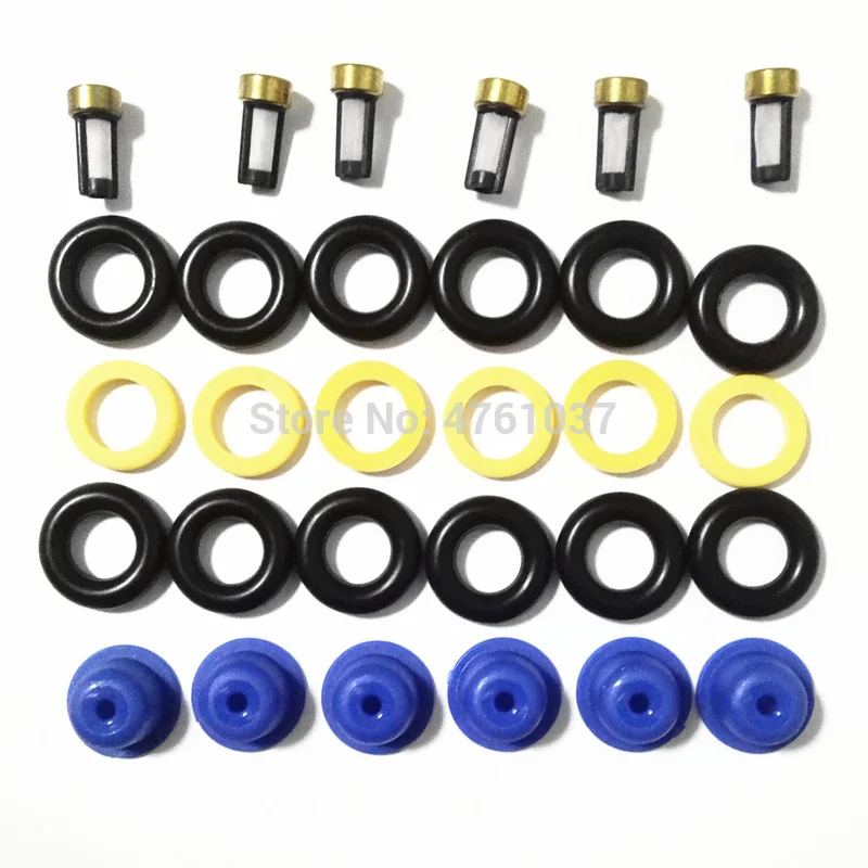 6 sets  Fuel Injector Repair Kit For Ford Audi Car Replacement For AY-RK002