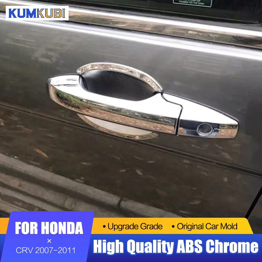 KUMIKUBI Fit Für Honda CRV CR-V Zubehör 2007 2008 2009 2010 2011 Externe Hohe Qualität Auto Türgriff Tasse Schüssel abdeckung 4 stücke