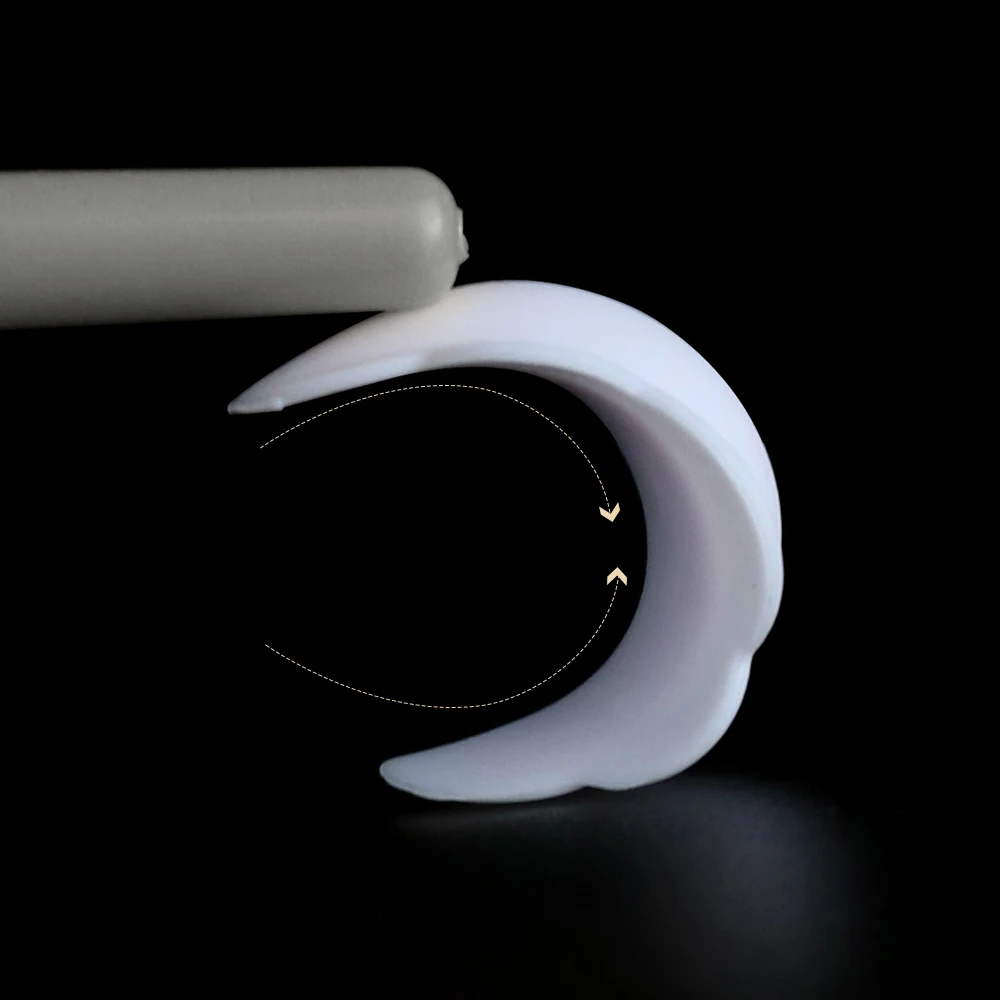 GAHAMACA 3-Pairs Eyelash Perm Pad Recycling Reusable Silicone Lash Perm Pads Shield Lift Rod 3D Eyelash Curler Applicator Tools