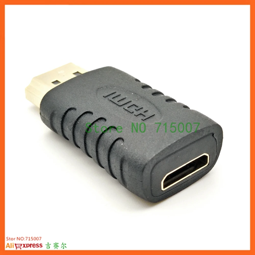 Mini HD compatible hembra a HD macho adaptador convertidor Cable conector chapado en oro para HDTV 1080P Xbox 360