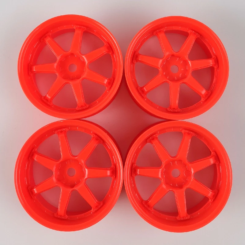 4pcs 3mm Offset RC Car 1/10 Scale Plastic Wheels Rims Drift On road Touring Model Hobby