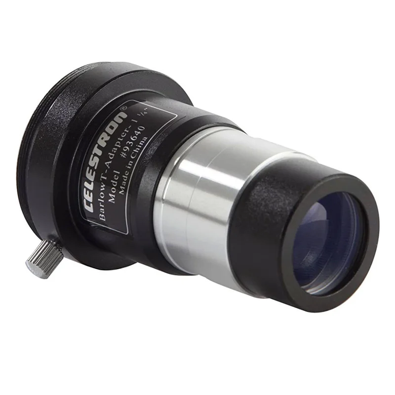 Celestron-barlow oculaire ، 2x barlow lentilaire ، 1.25 بوصات ، لاسلكي ، 3 قطع ، دخول بارلو ، بدون أحادي