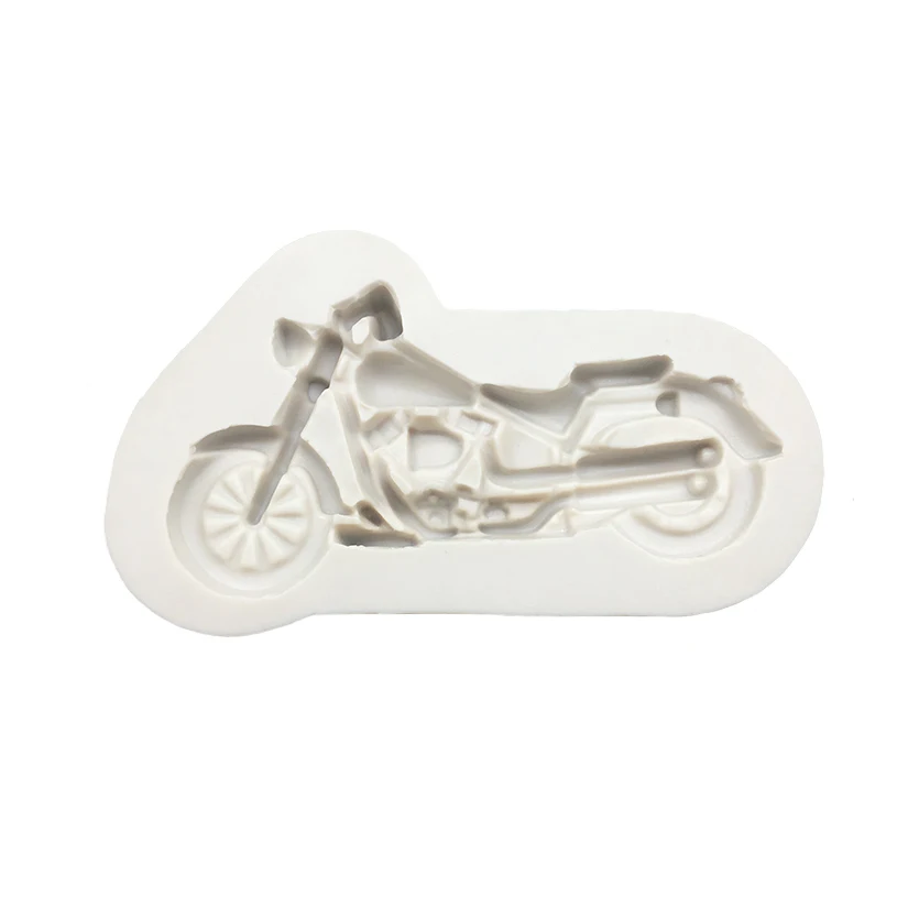 Motorcycle Silicone Sugarcraft Mold Cupcake Chocolate Baking Mold Fondant Cake Decorating Tools