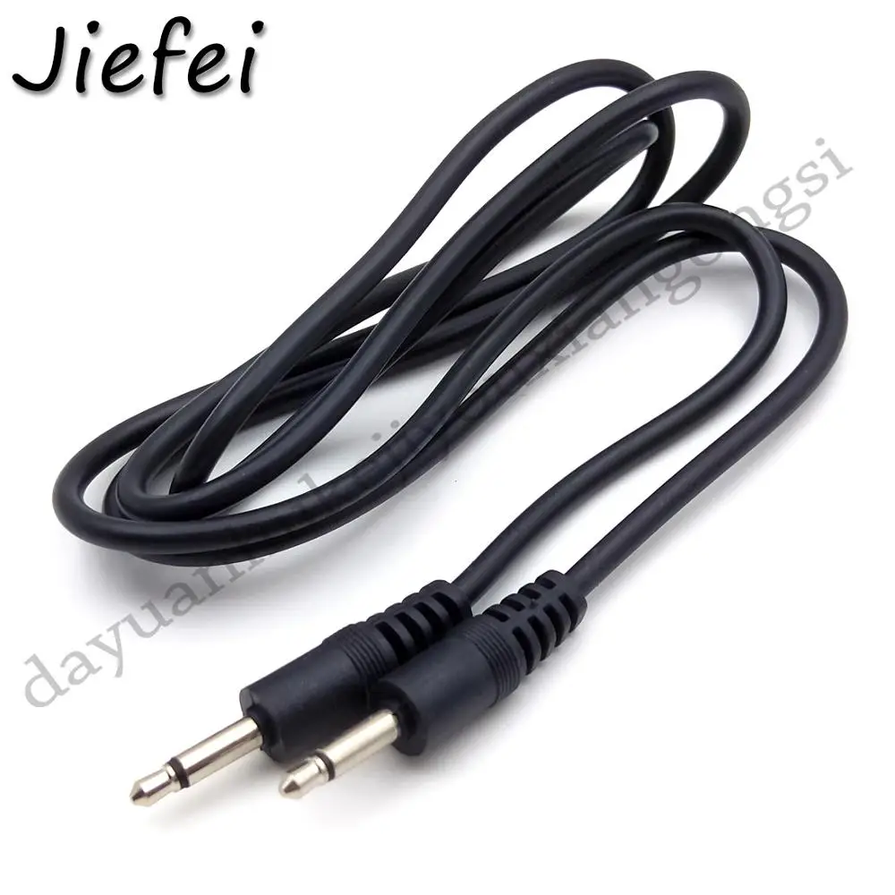 50pcs high quality mini 3.5mm mono plug to 3.5mm mono audio cable 19CM 30CM 50CM 1M New