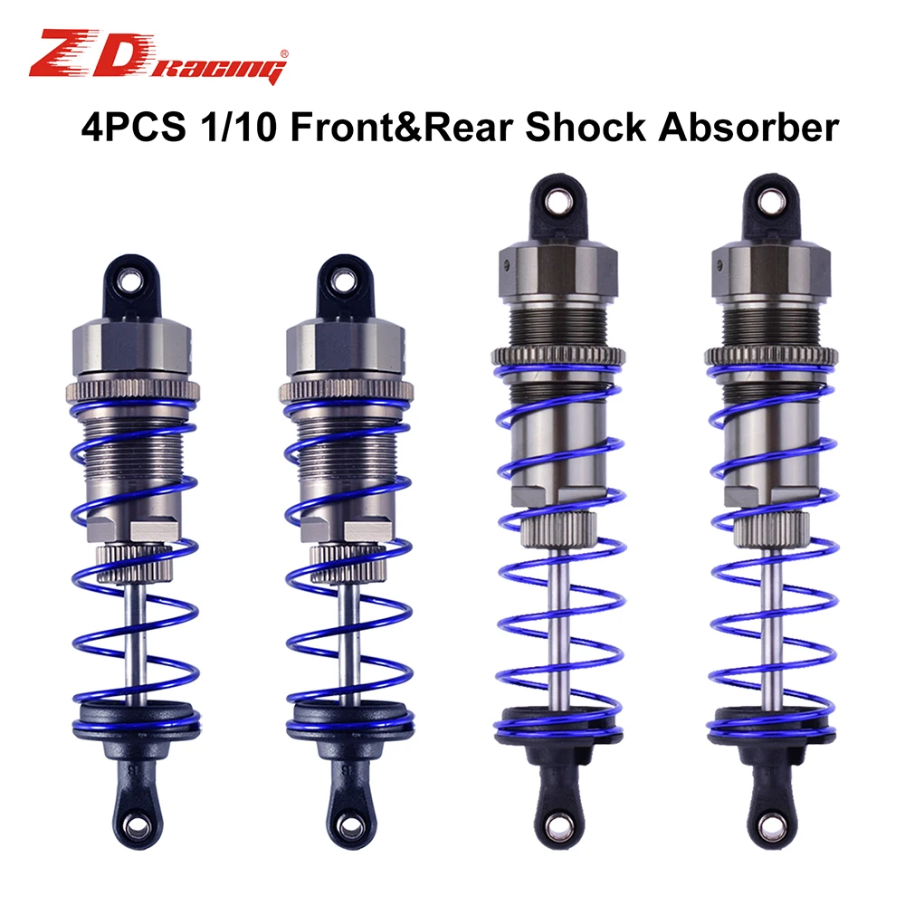 2Pcs ZD Racing Front Raer Shock Absorber Damper Suspension for 1/10 HSP RC Car