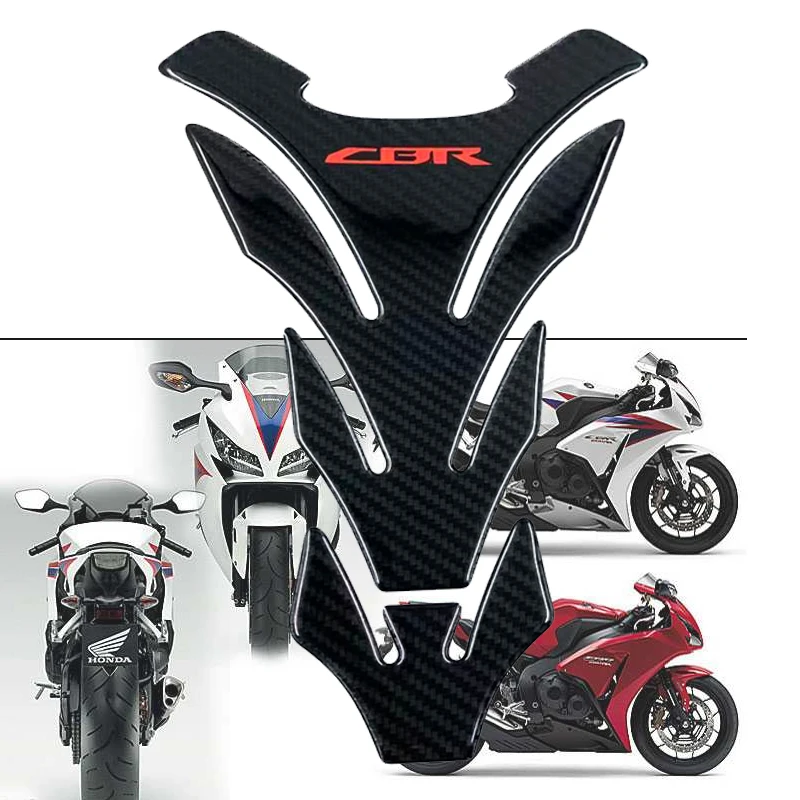 

For HONDA CBR600RR CBR1000RR CBR250R CBR500R Motorcycle Carbon Fiber Oil Fuel Gas Tank Pad Tankpad Decal Protector Sticker