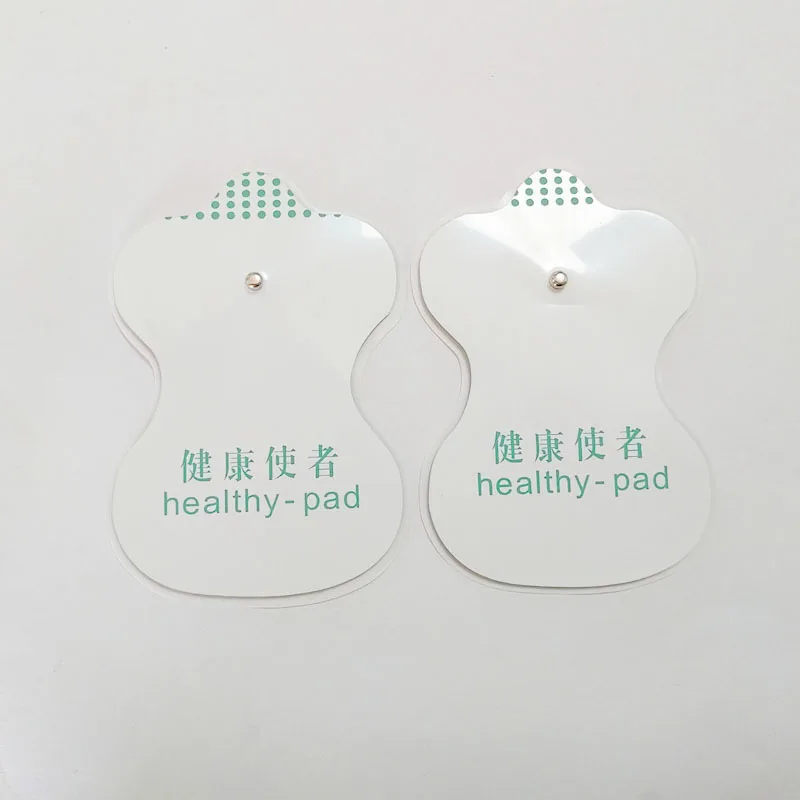 50/100pcs Electrotherapy Gold Hand Healthy Pads for tens ems Electrical stimulation massager with 3.5mm Stud