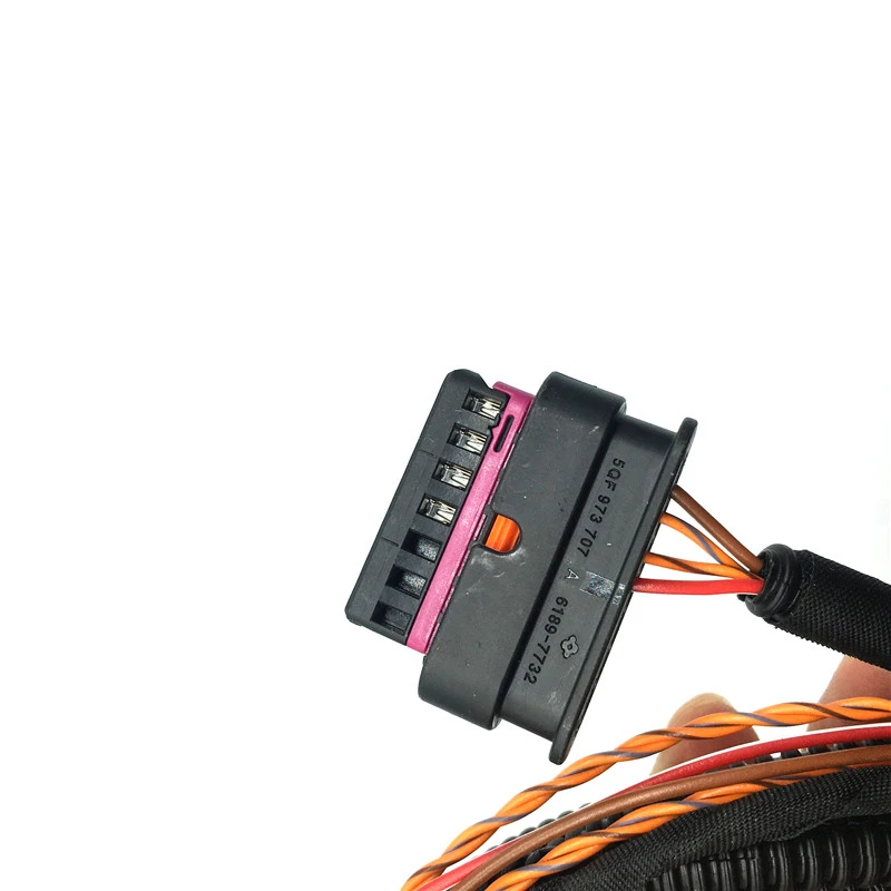 car accessories ACC Adaptive Cruise Wire Cable ACC Sensor Harness Plug For VW Tiguan Kodiaq Q2 5QF 973 707 2Q0907572J M