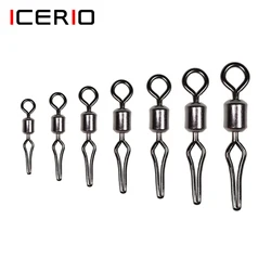 ICERIO Kit Terminal Tackle con Swivel Lateral y Anzuelos