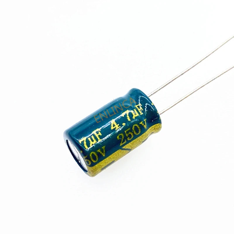 

250v 4.7UF Aluminum Electrolytic Capacitor Size 8*12 4.7UF 20%