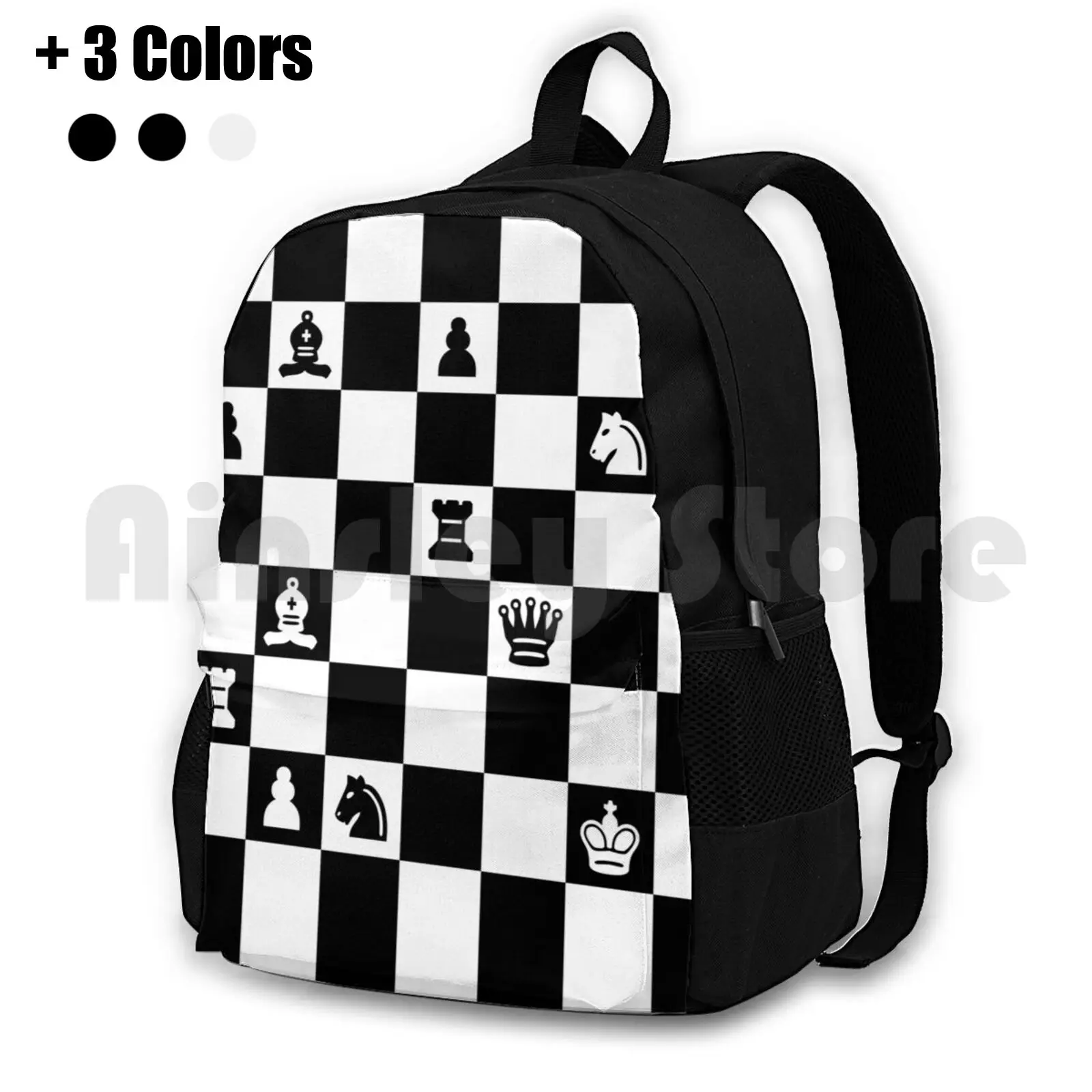 Chess You Only Live Once Outdoor Hiking Backpack Waterproof Camping Travel Chess You Only Live Once Yolo Julian