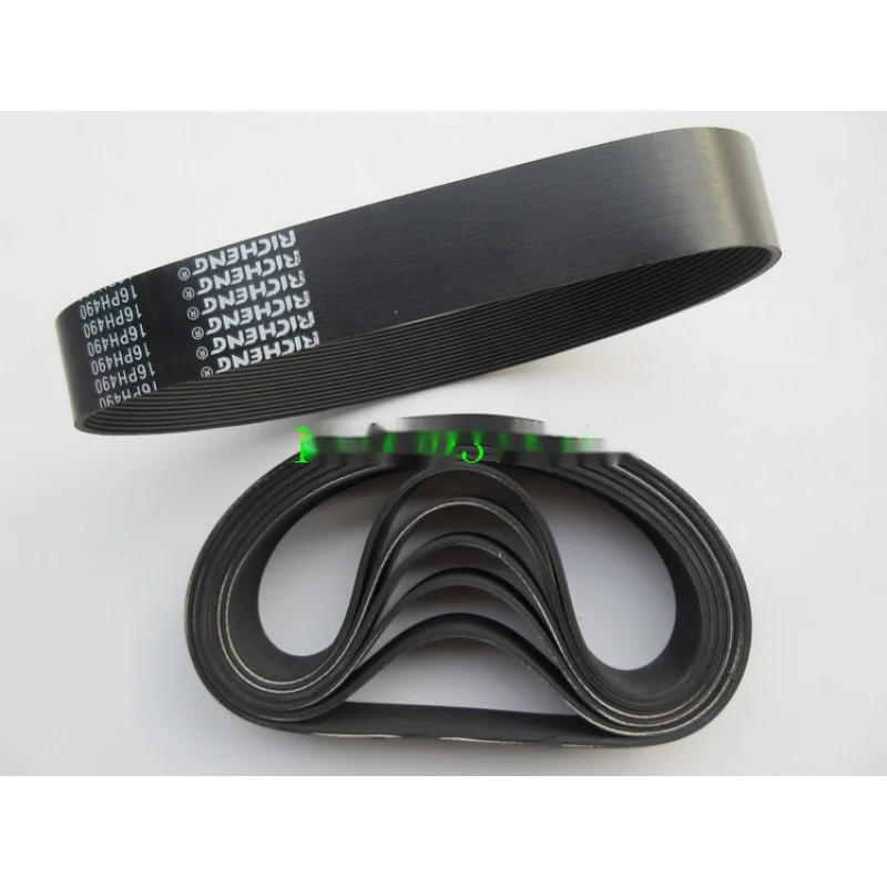 1 pçs boutique 255 alumínio máquina de serrar moedor 355cuttingoff cinto universal/transferência triângulo belt490/630the cinto de borracha