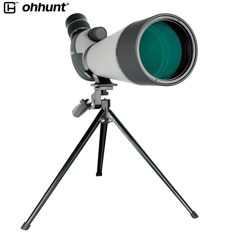 

Free shipping ohhunt 20-60x80 Spotting Scope Dual Speed Focus Telescope SV409 Zoom FMC Lens Coating for Target Shooting Archery