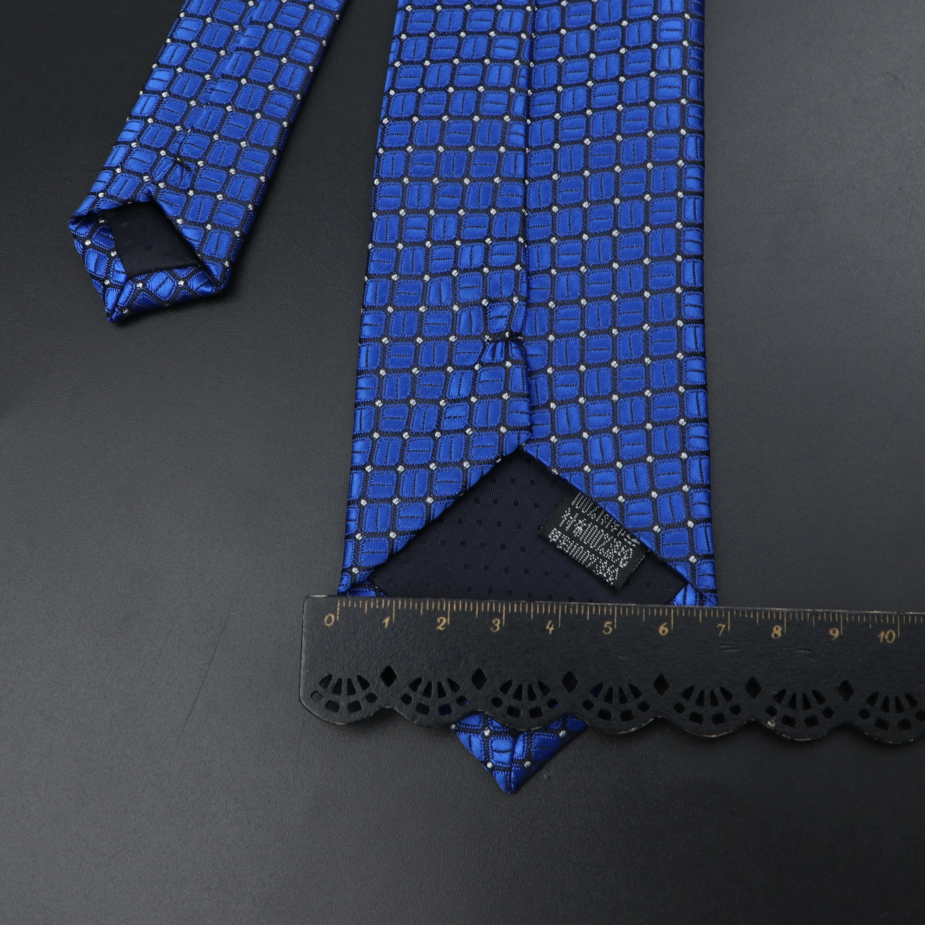 Corbatas de tela Jacquard para hombre, corbatas de Color sólido a rayas con flores y cuello, accesorios para el uso diario, regalo de fiesta de boda