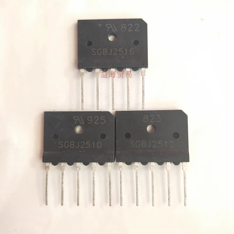1 개/몫 SGBJ2516 25A1600V SGBJ2512 SGBJ2510 pont Redresseur 1600v 1200v 1000v