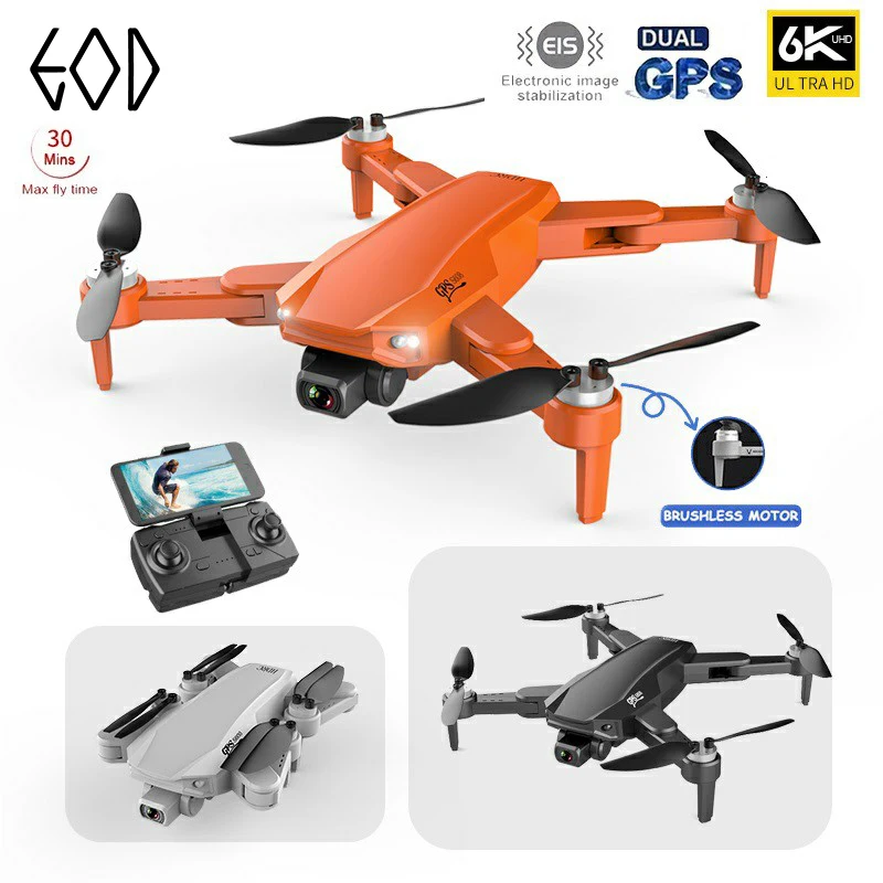 2021 neue S608 GPS Drone 6K Dual HD Kamera Professionelle Luft Fotografie Bürstenlosen Motor Faltbare Quadcopter RC Abstand 3000M