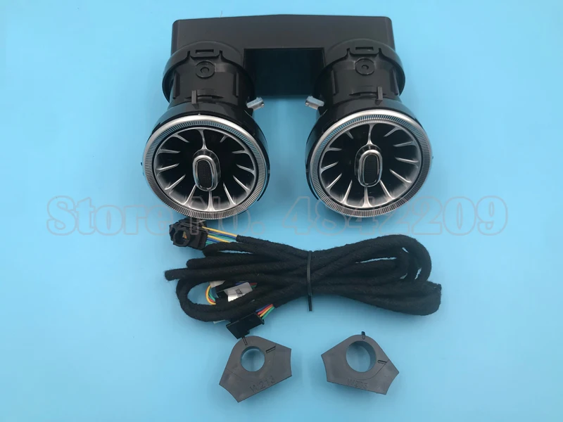 Komplettes Set 64 Farben für Mercedes Ambientebeleuchtung LED C/GLC 2014-2022 x253 w205 Turbinen-Luftauslass Rotierende Hochtöner-Beleuchtung – Detail 16