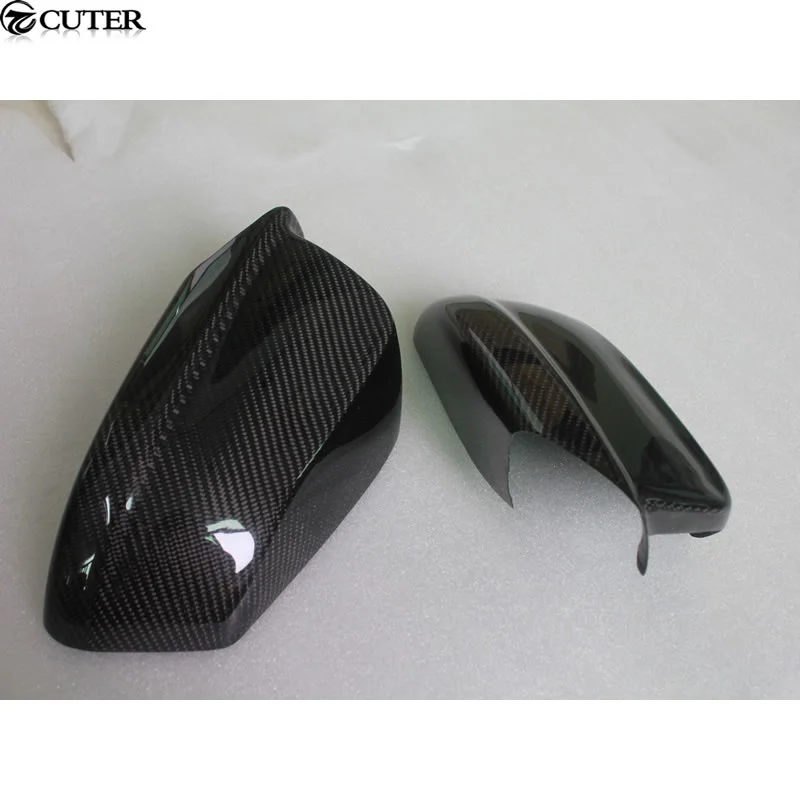 F10 F18 Paste Type Carbon Fiber Side Mirror Cover Mask for Bmw F10 F18 5 Series 2011-2013