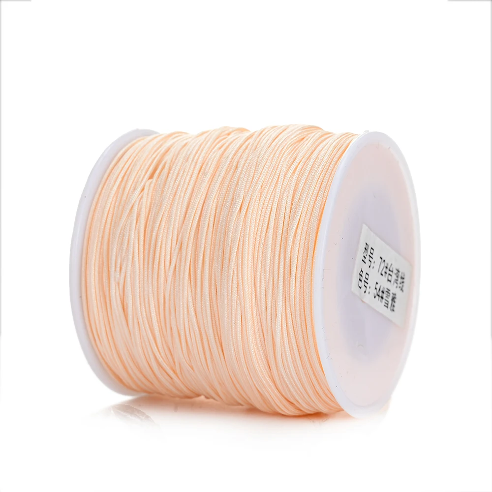 100 m/Rolle, 0,8 mm, 28 Farben, Nylonfaden, Schnur für DIY-Herstellung von Armbändern, Halsketten, handgefertigten Bastelzubehör – Detail 13