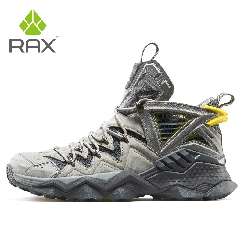 Rax Leather Hiking Shoes Men Waterproof Outdoor Climbing Camping Hunting Boots Trekking Sneakers Tactical boot Sport Antle Shoes