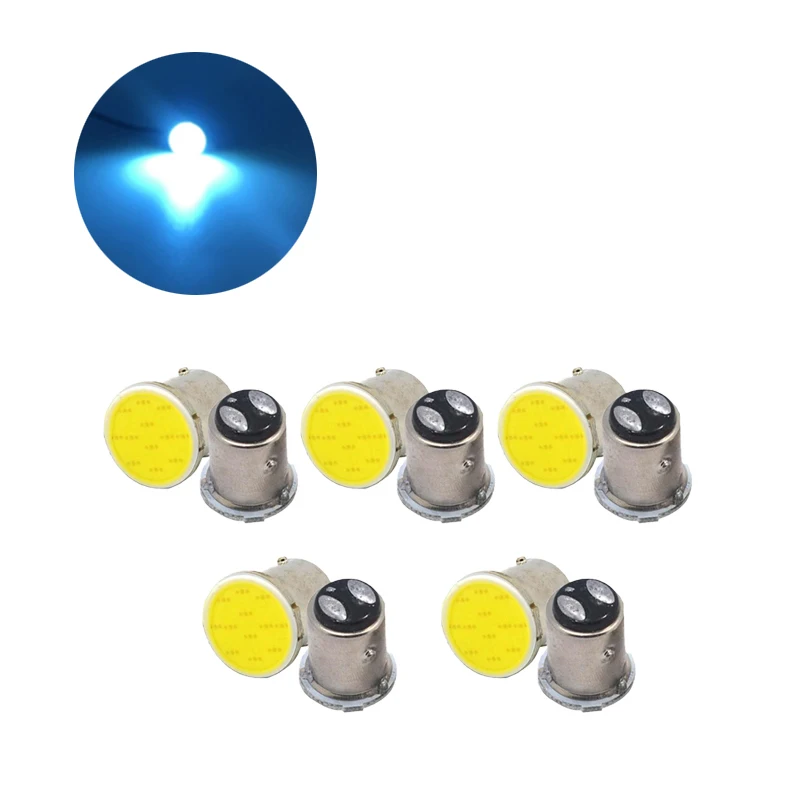 10x Ледяной Синий COB 12SMD 1157 BAY15D автомобисветильник светодиодсветодиодный лампы сигнала супер яркие автомобильные поворотники Задний стояночный фонарь 12 В
