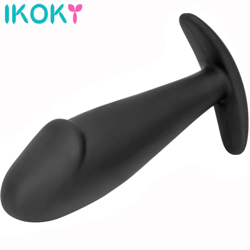 IKOKY Butt Plug G-Spot Silicone Anal Plug Prostate Massage Vagina Stimulate Sex Toys For Women Men Gay Adult Erotic Products