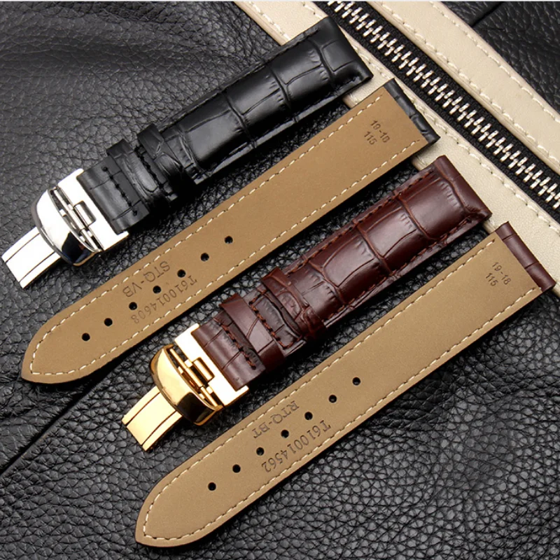 14 16 18 19 20 21 22mm Genuine Leather Watch Bands Strap for Tissot Le Locle T41 T006 PRC200  Wrist Belt Watch Bracelet 1853 Wat