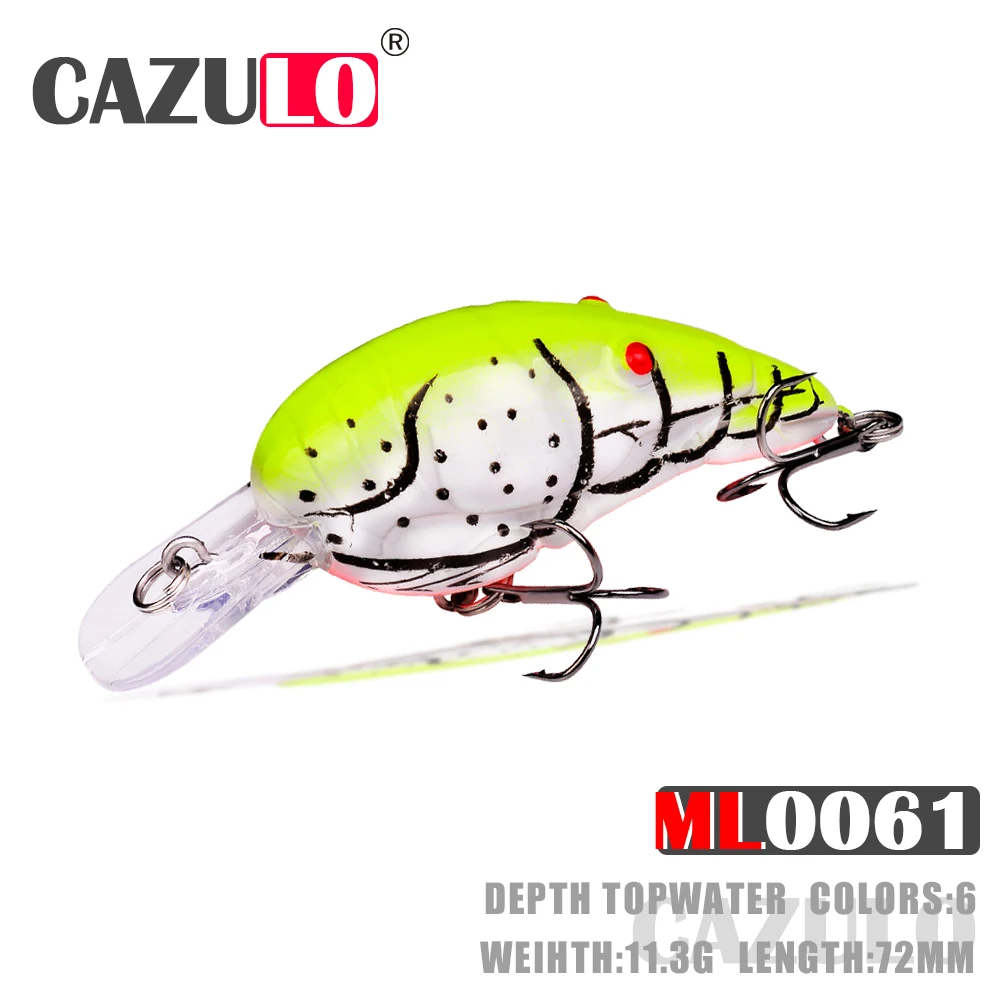 

Fishing Accessories Lures Floating Crankbait Isca Artificial Weights 11.3g 7.2cm Pesca Accesorios Mar Wobblers Carpe Fish Leurre