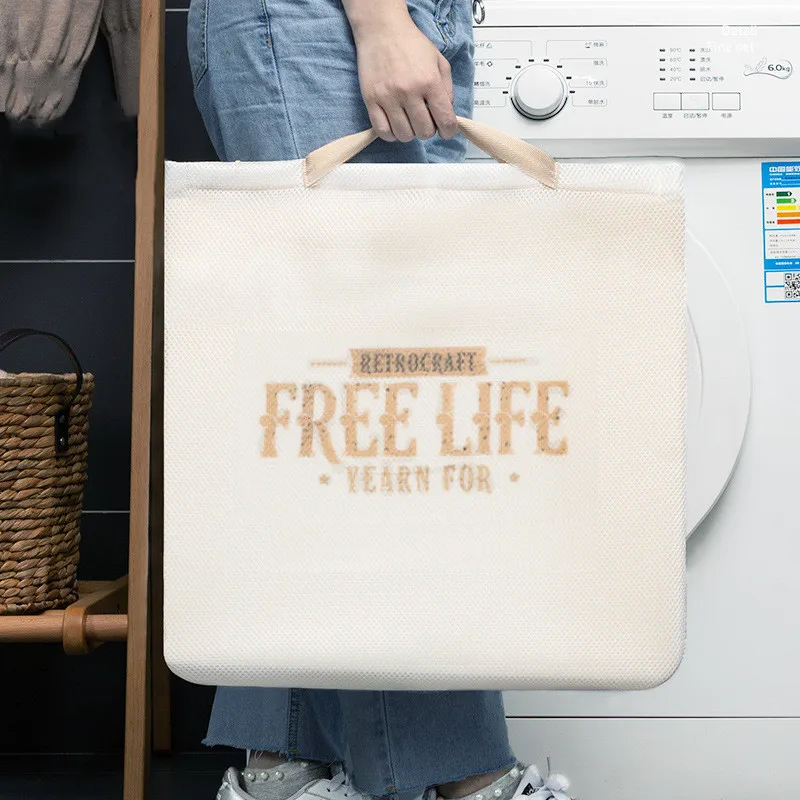 Washing Machine Dedicated Laundry Bags Multifunction Household Mesh Pouch Underwear Bra Washing Bag Handable Dirty Laundry Bag