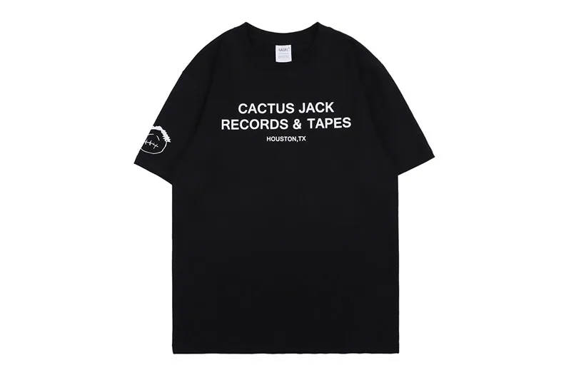 Summer Cactus Jack T Shirt Men Women High Quality Vintage Streetwear Swag Tops Tee ASTROWORLD Hip hop T-shirt