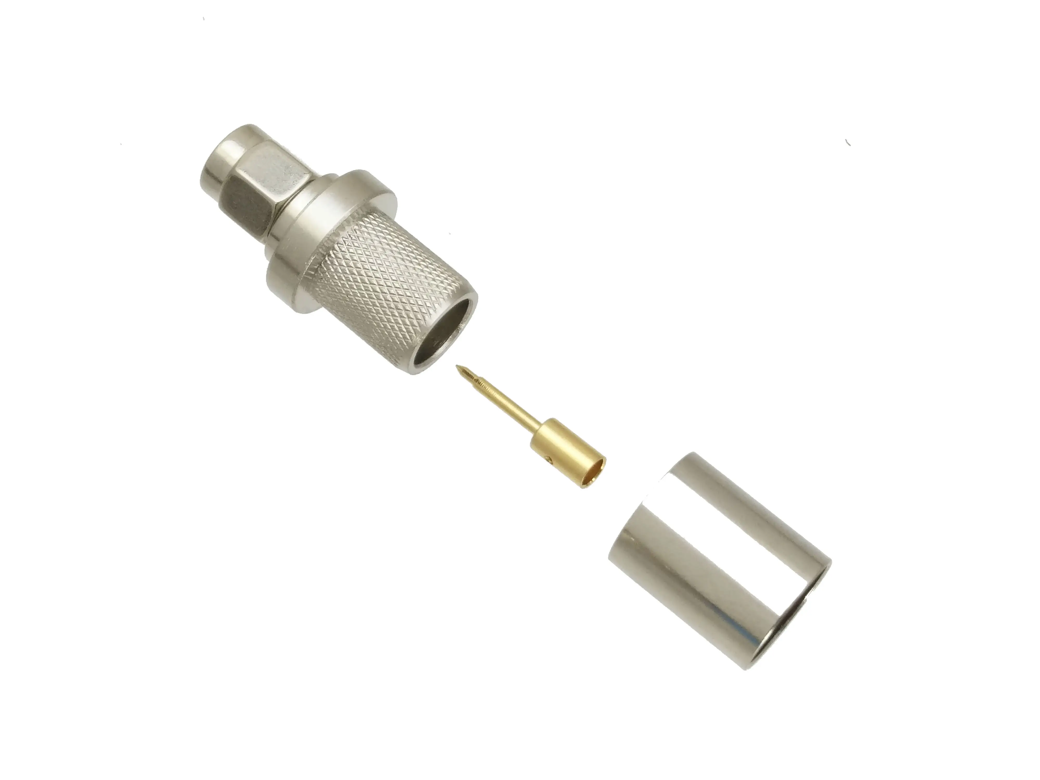 Connector SMA male plug crimp for RG8 LMR400 RG213 RG165 Cable nickel