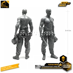 Yufan Model 1/35 Figure Modern American Commando Resin Soldier Model Unmounted GK Kits Nai-02