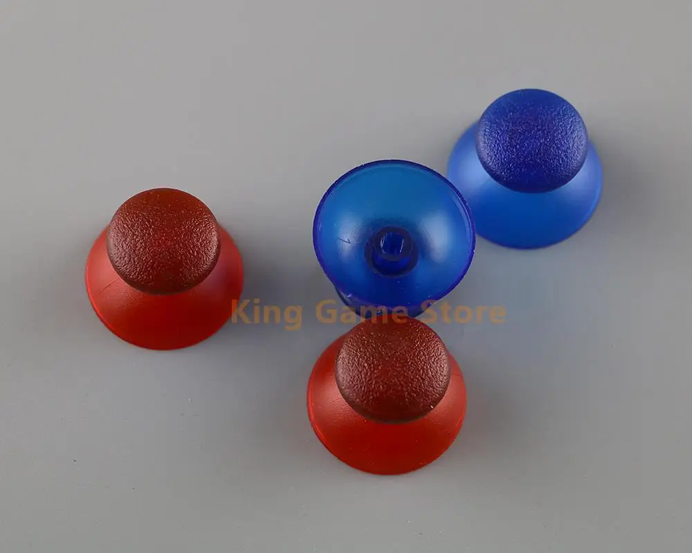 100 ชิ้นโปร่งใส 3D Analog จอยสติ๊กเห็ดหมวก Thumb ฝาครอบสําหรับ Sony PlayStation PS3 Controller