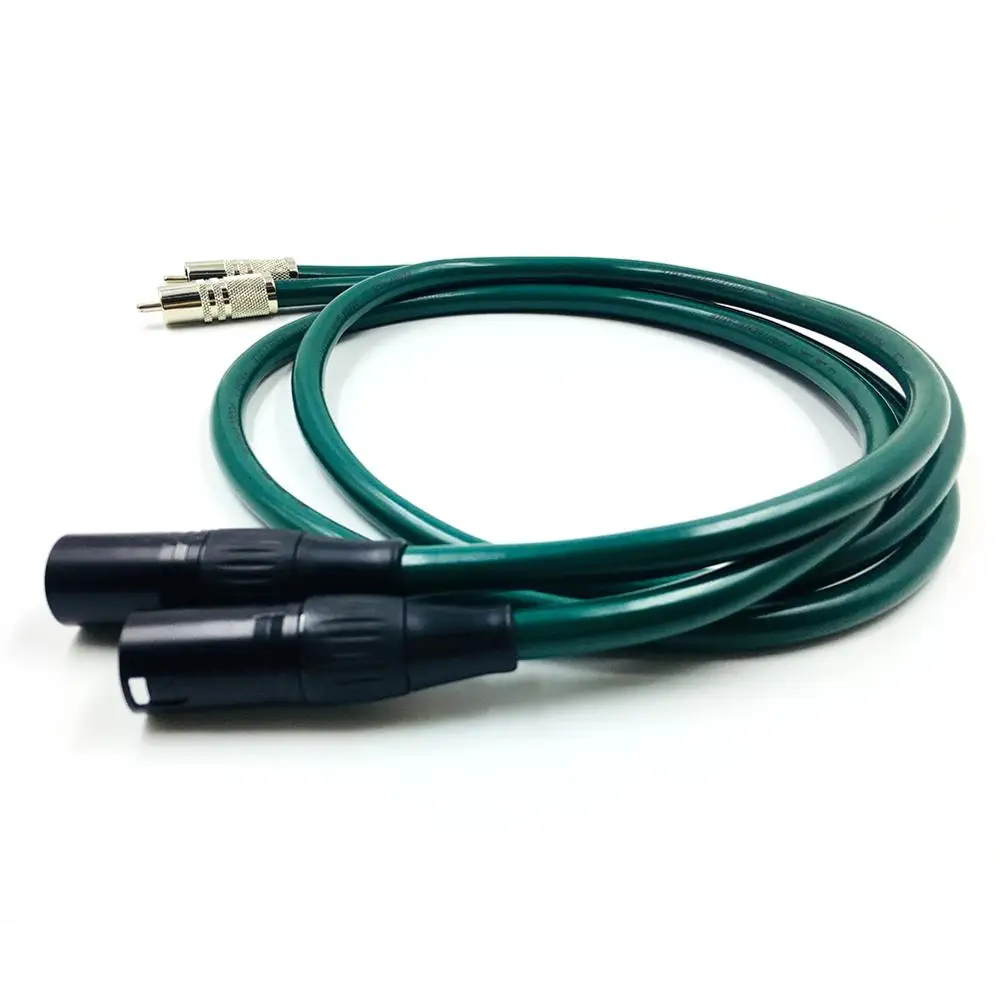 FURUTECH OCC 2 RCA Male to 2 XLR Male Audio Cable High Quality Dual RCA to Dual XLR Cable