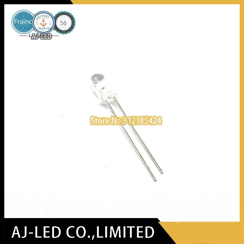 

20pcs/lot LTE-4238R infrared emitting tube light emitting diode 5mm wavelength 880nm angle ±20°