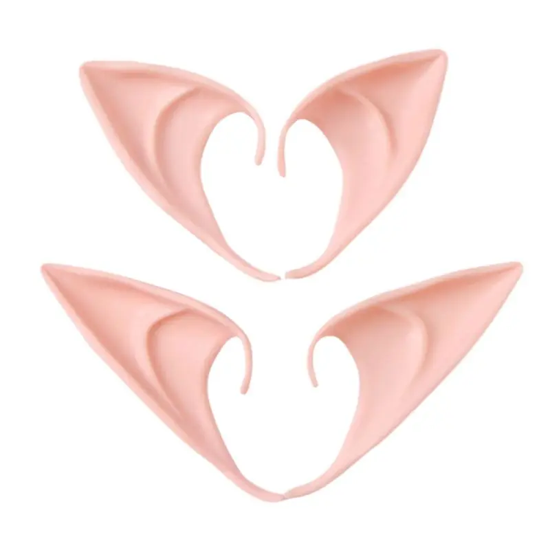 

1 Pair Latex Elf Ears Pointed Cosplay Mask Halloween Masquerade Party Costumes Drop Shipping