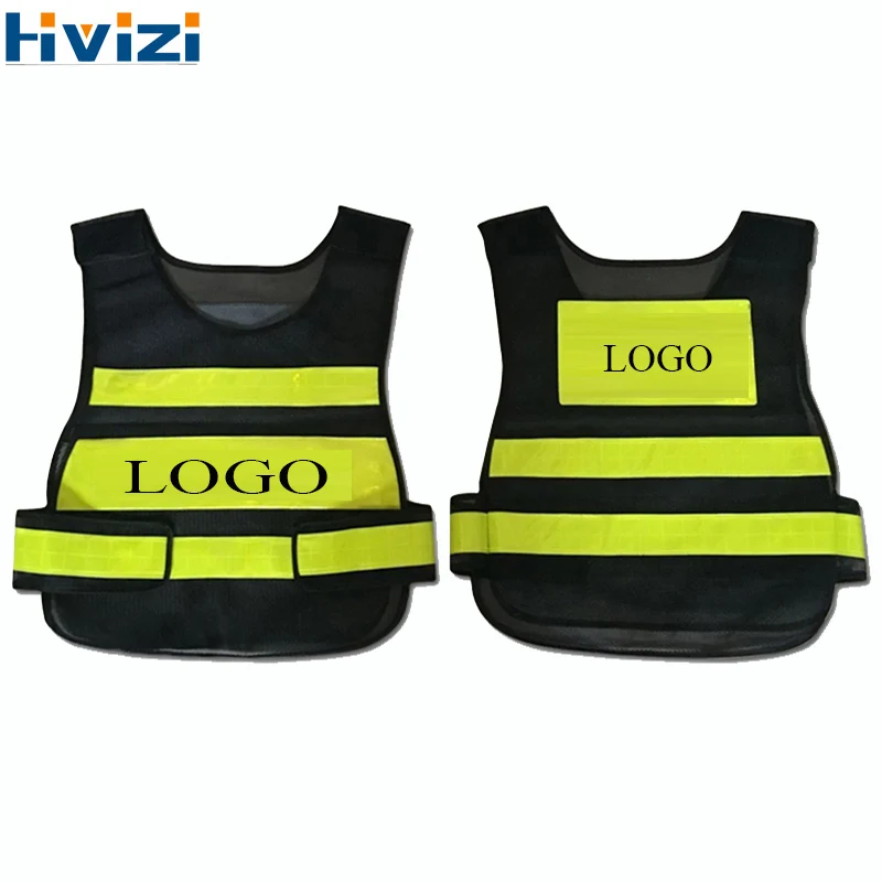 Gilet riflettente ad alta visibilità gilet di sicurezza da uomo gilet senza maniche giacca gilet stampa Logo spedizione gratuita gilet in bianco e