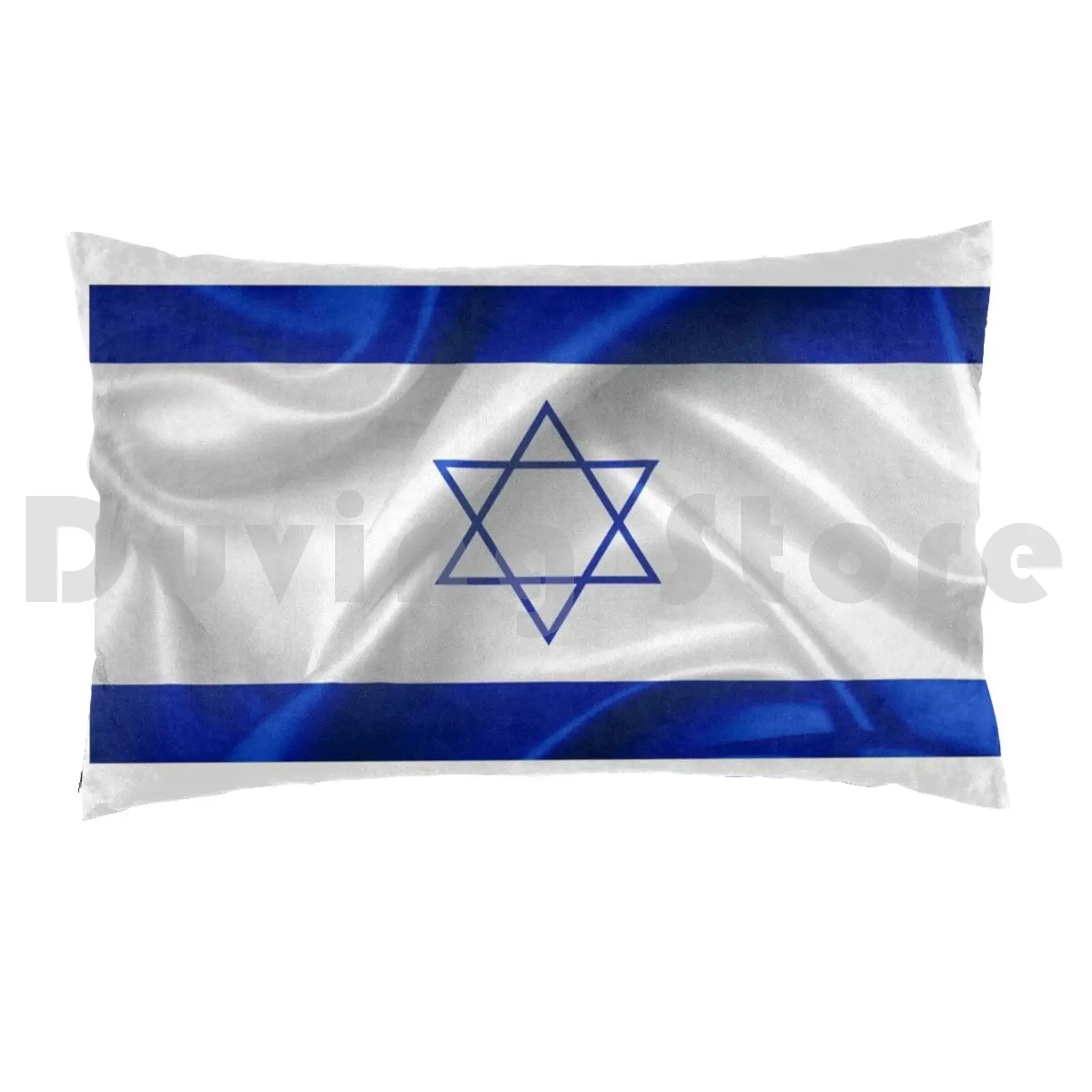 Israel Pillow Case 40x60 1403 Israel Flag Banner Country Land Nation People Home Pride Proud Patriot