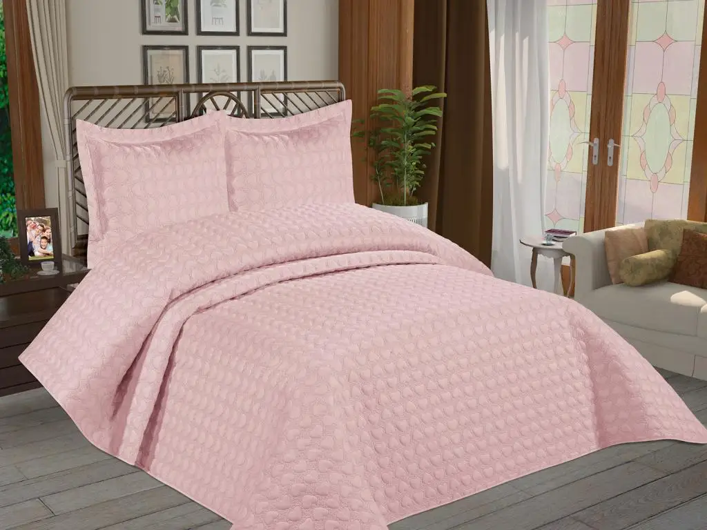 Story Micro Double Bed Cover Powder