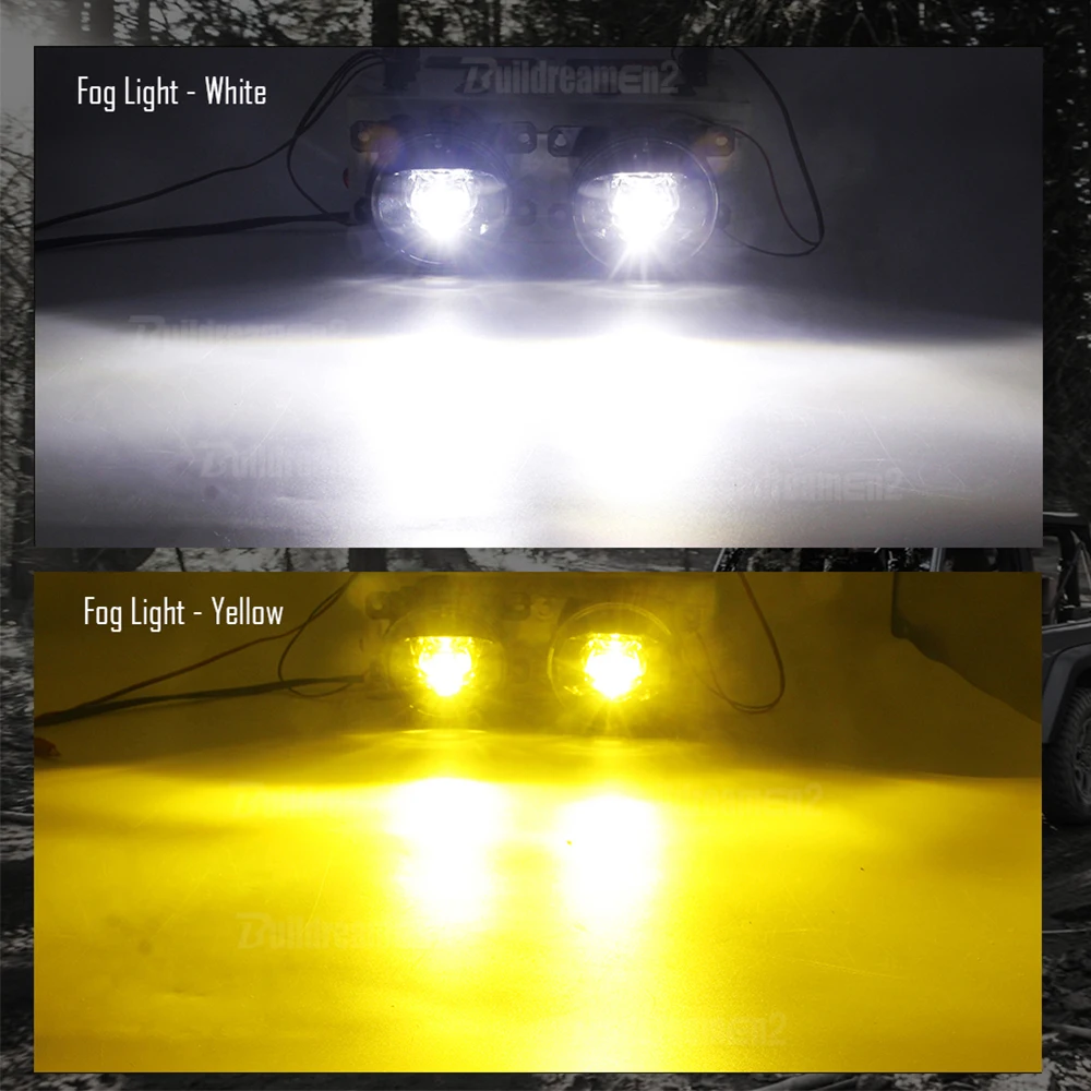 2 X LED Fog Light 30W 8000LM Car Front Bumper Fog Lamp For Subaru Outback Forester WRX STI Impreza Legacy BRZ XV Justy Levorg