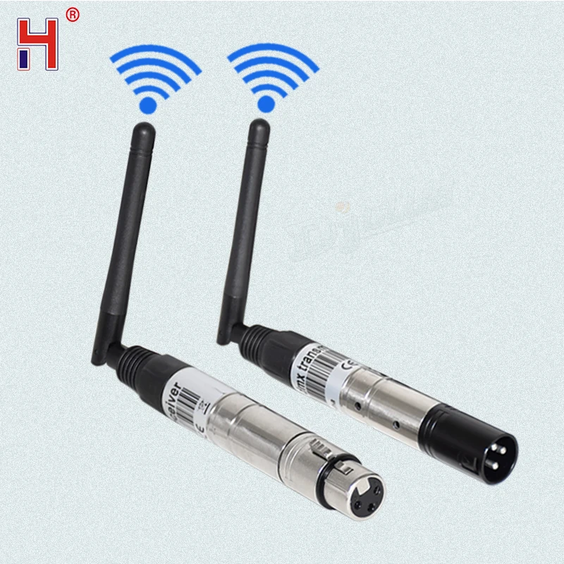 2.4G Ism Dmx512 Wireless Lighting Controller Receiver Transmitter Communication Distance 400M For Stage Par Party Light