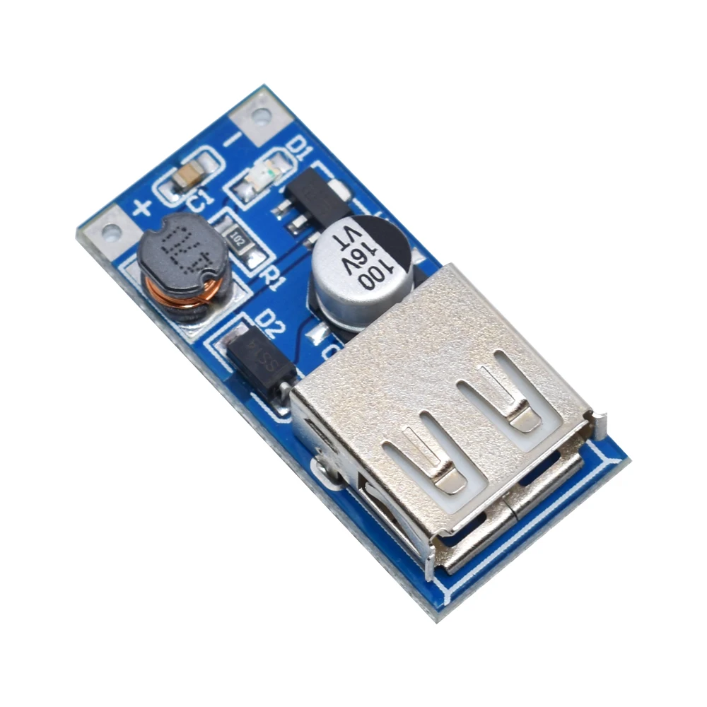 WAVGAT DC-DC USB Output charger step up Power Boost Module 0.9V ~ 5V to 5V 600MA USB Mobile Power Boost Board