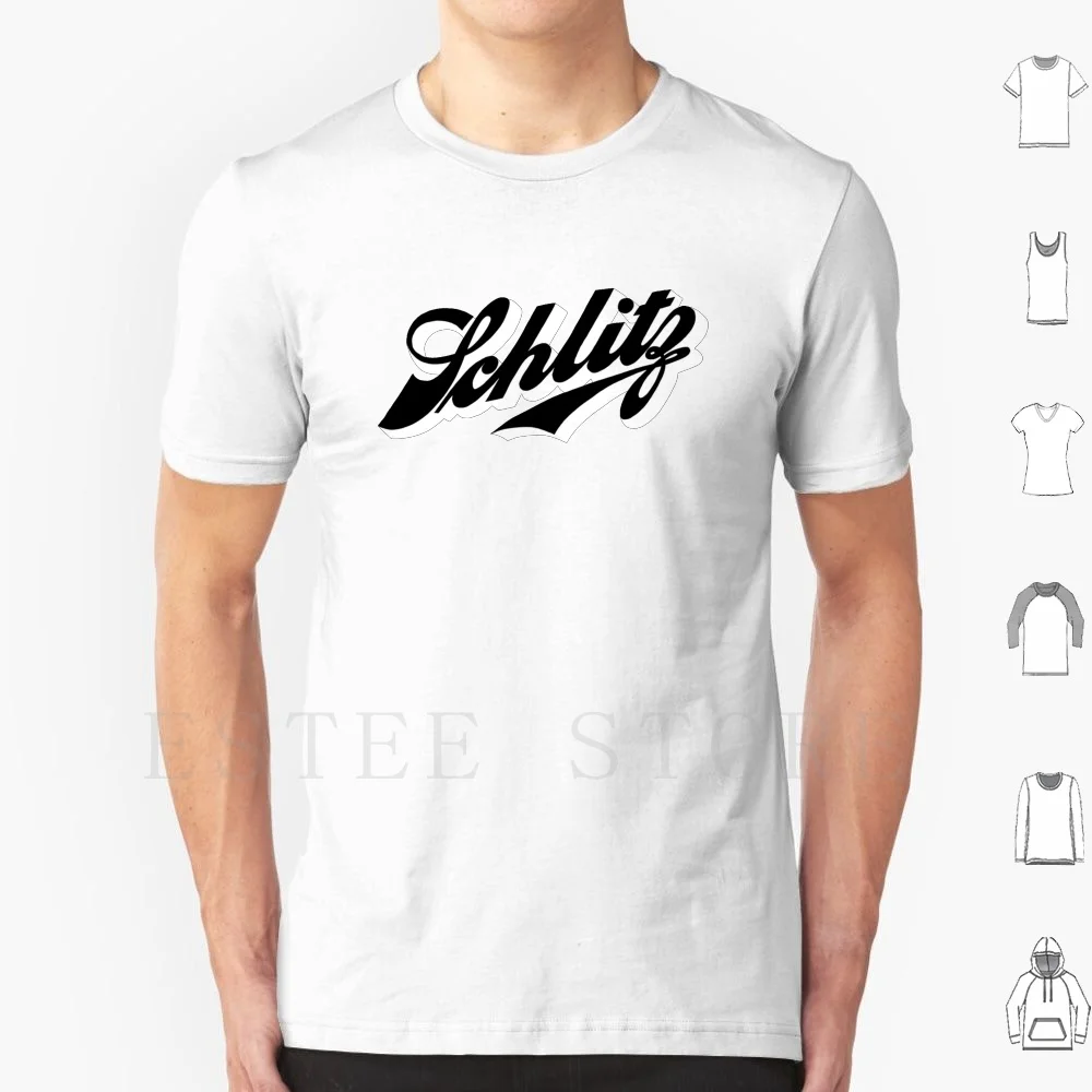 Schlitz Beer T Shirt Print Cotton Schlitz Beer Schitz Lager Budweiser American Brew College Dorm Frat Party Wisconsin Wi Old