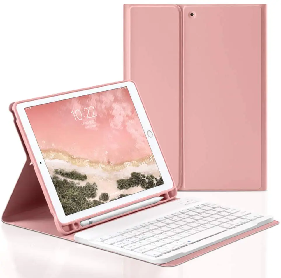 

keyboard For ipad 10.2 Case W Keyboard for iPad 7th generation Case For iPad Air 3 10.5 mini 5 7.9 Air 9.7 2017/2018 case Keypad