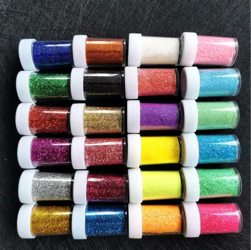 12 cores em pó brilho 20g shimmer para tatuagem temporária pintura diamante corpo diy decoração do prego arte