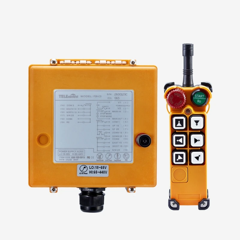 Công Tắc Cảm Ứng F26-C3 Vô Tuyến Không Dây Công Nghiệp Bộ Điều Khiển Từ Xa Với 3 Chuyển Động 6 Kép Tốc Độ Nút Ấn Công Tắc Lệnh Điều Khiển